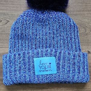 Love your melon pom beanie hat